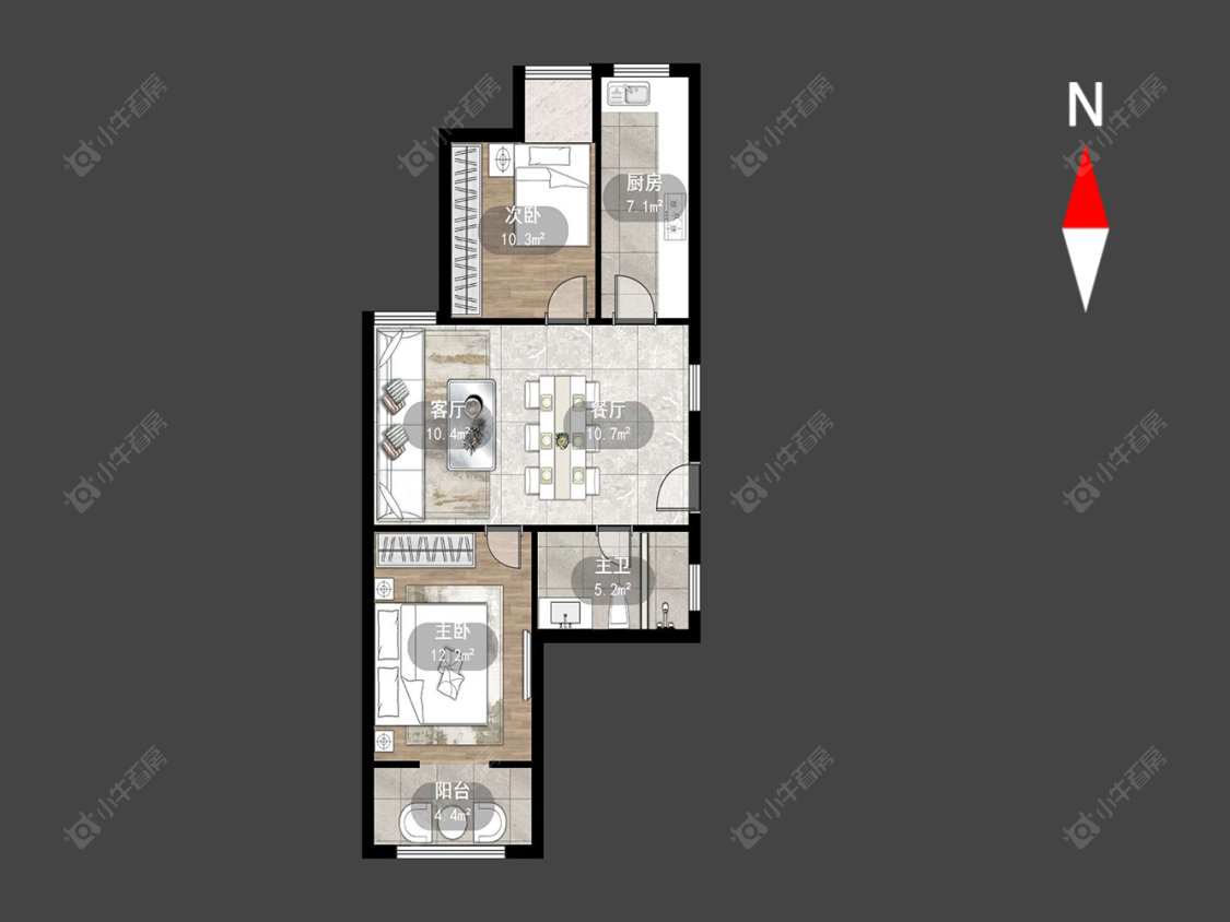 常州典雅花园在售二手房房源户型图_小牛看房