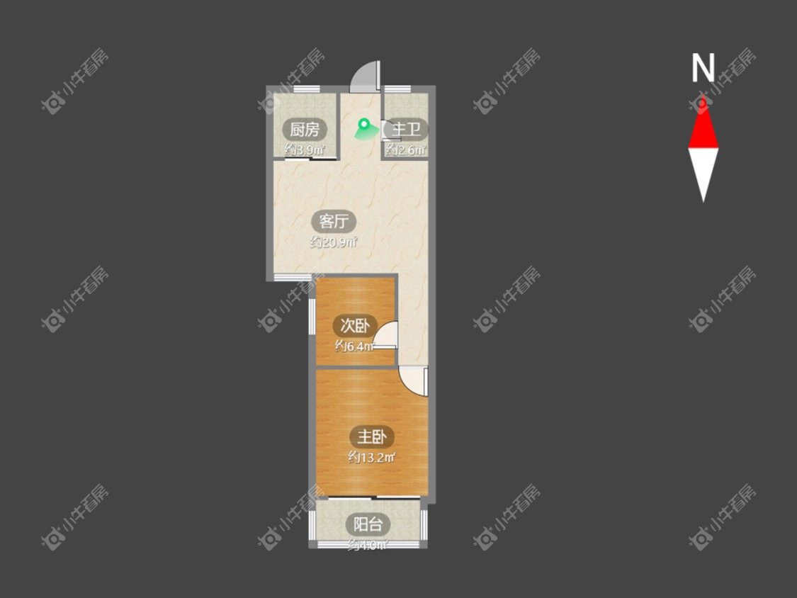常州嘉顺花园在租房源户型图_小牛看房