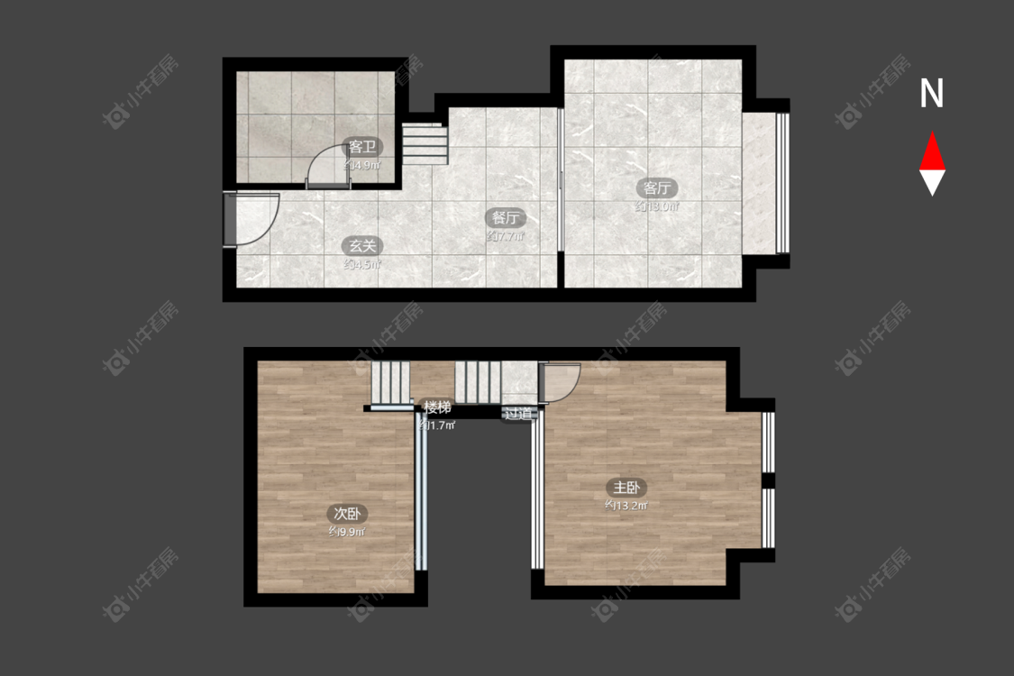 常州绿地峰荟在售二手房源户型图_小牛看房