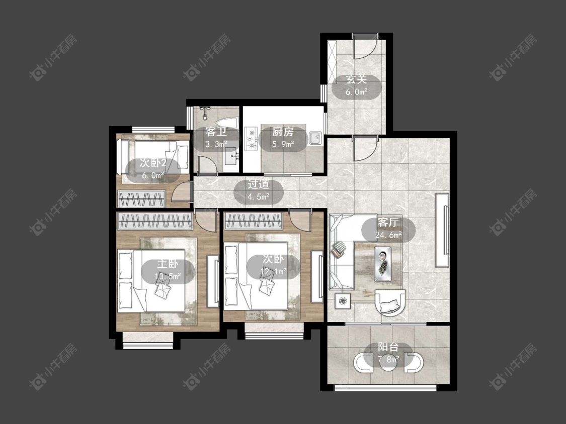 丹阳锦绣熙城在售二手房源户型图_小牛看房