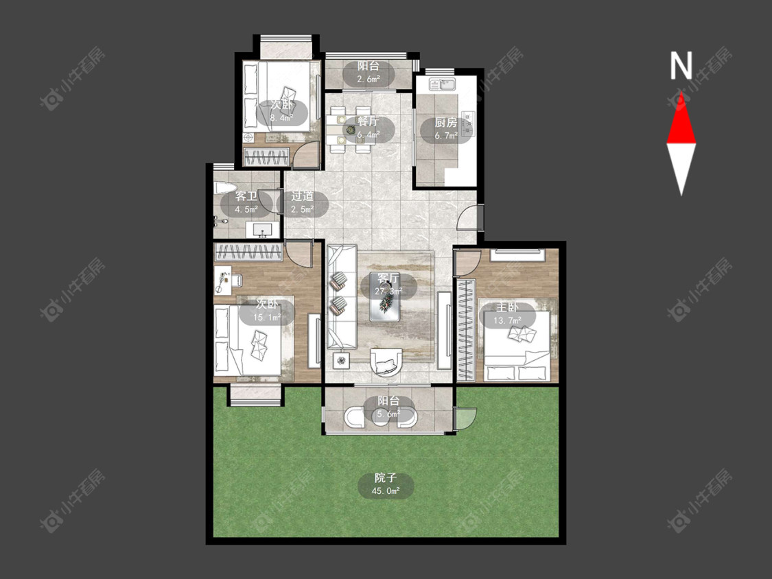 常州都市桃源二期在售二手房源户型图_小牛看房