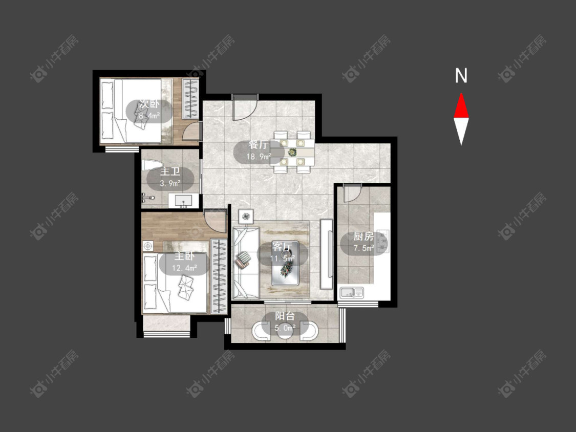世茂香槟湖二期房源户型图 常州世茂香槟湖二期在售二手房源户型图_小牛看房