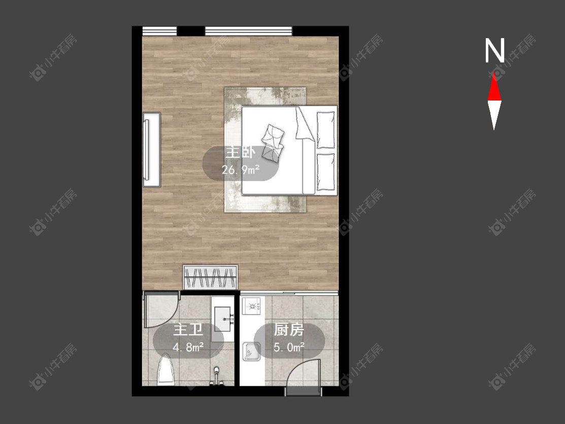 常州蔷薇家园在售二手房源户型图_小牛看房