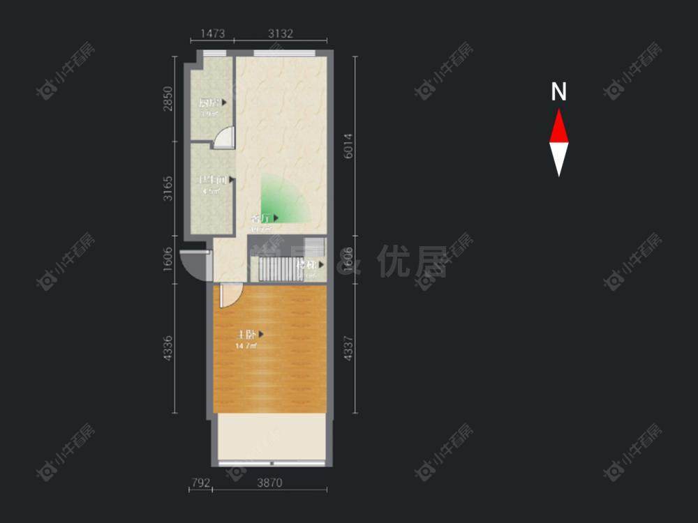 常州蓝天花园西区在售二手房房源户型图_小牛看房