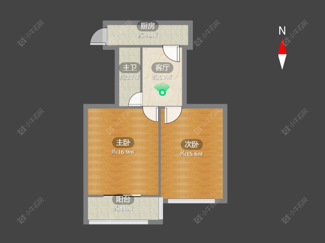 常州丽华一村在售二手房源户型图_小牛看房