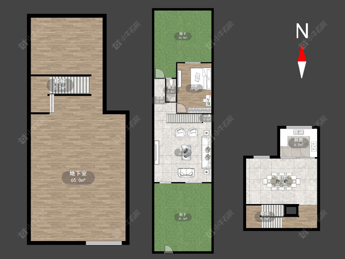常州银河湾明苑别墅区在售二手房源户型图_小牛看房