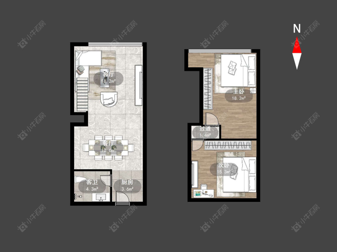 常州世茂广场在售二手房源户型图_小牛看房