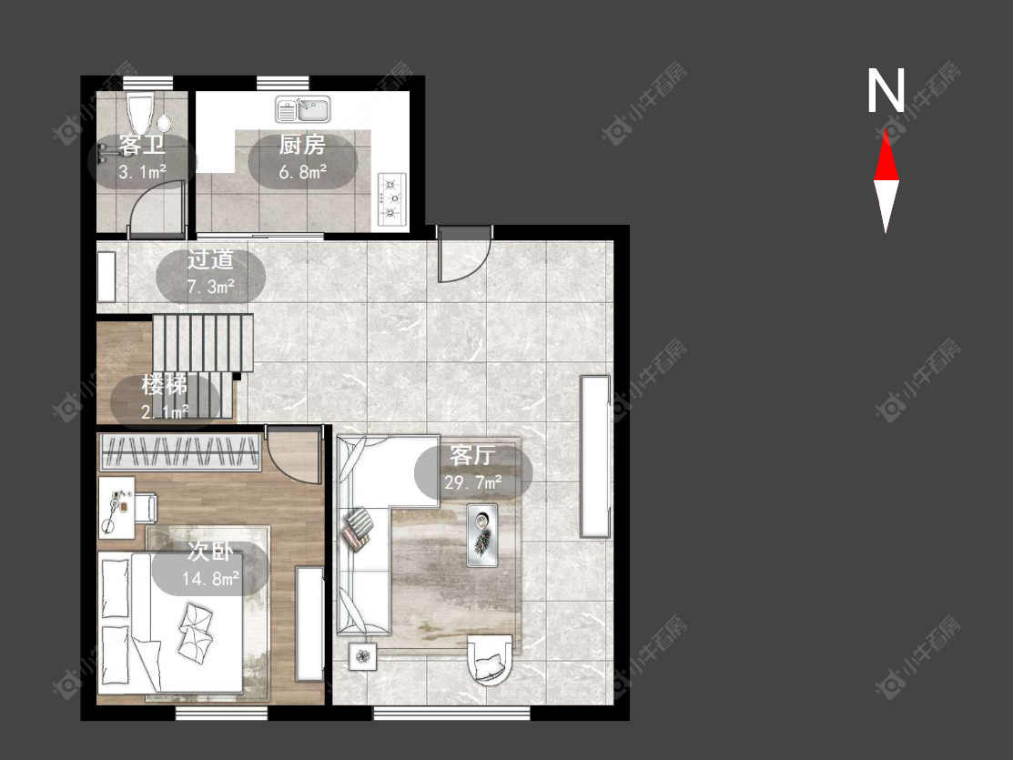 常州弘阳天下锦别墅区在售二手房源户型图_小牛看房