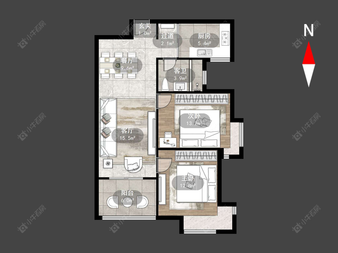 常州天隽峰在售二手房源户型图_小牛看房