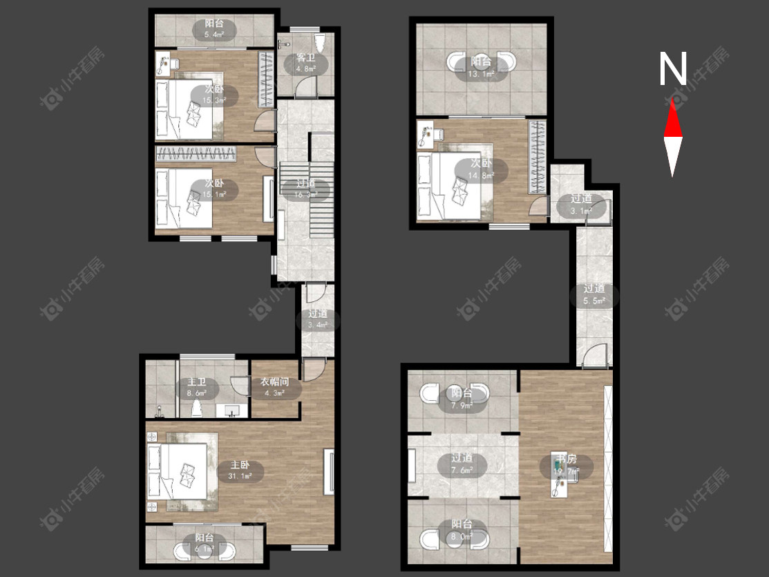 和平美景房源户型图 常州和平美景在售二手房源户型图_小牛看房