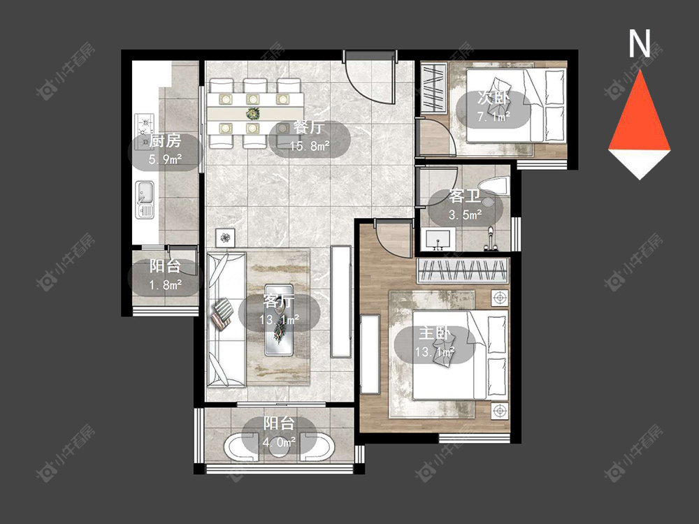 常州天安尚城一期在售二手房_小牛看房