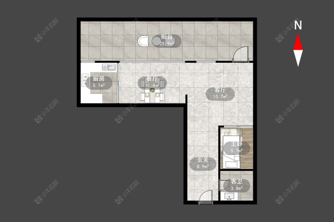 常州吾悦广场悦+公寓在售二手房源_小牛看房
