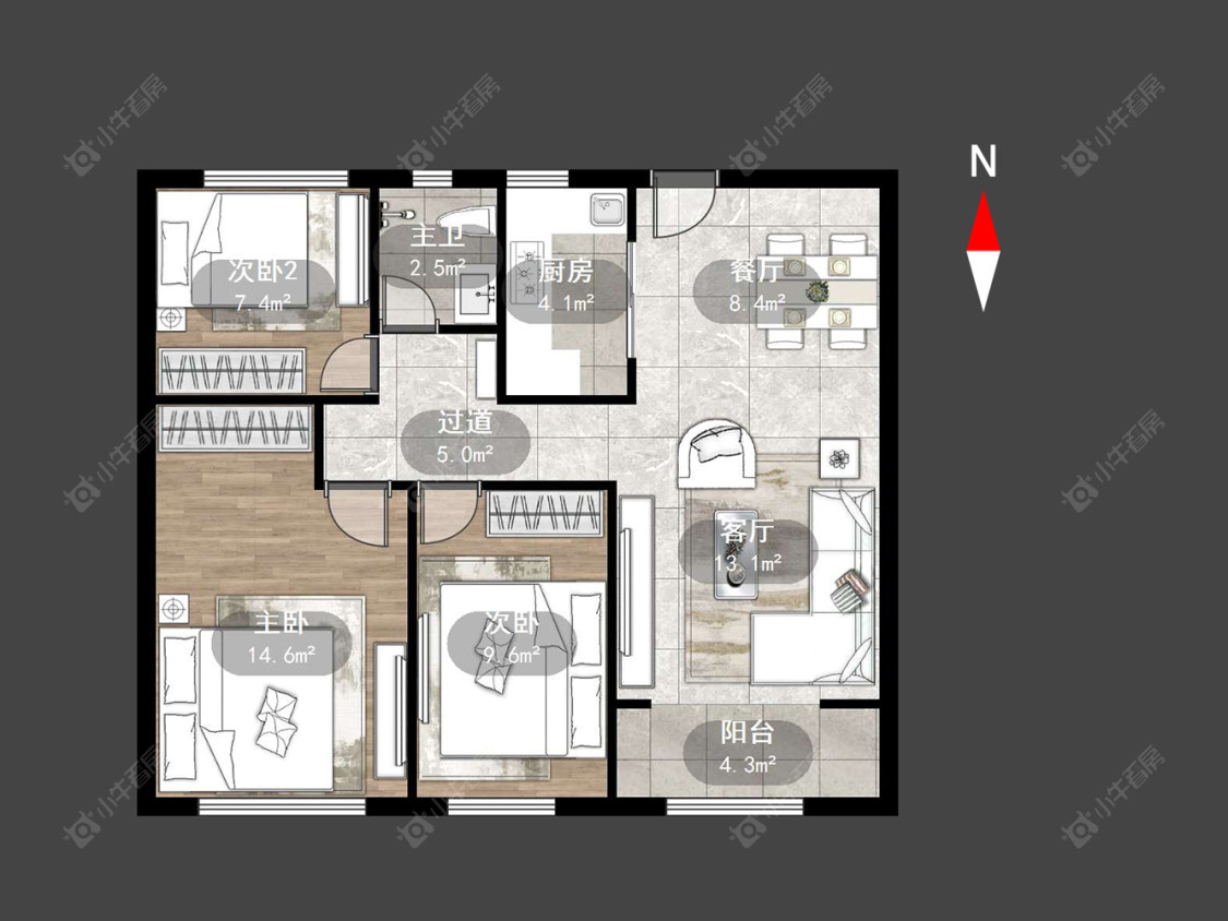 常州绿都万和城七区在售二手房源户型图_小牛看房