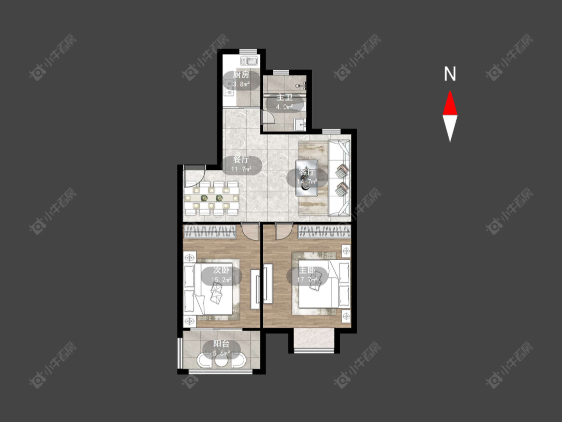 常州吟枫苑西区在售二手房房源户型图_小牛看房