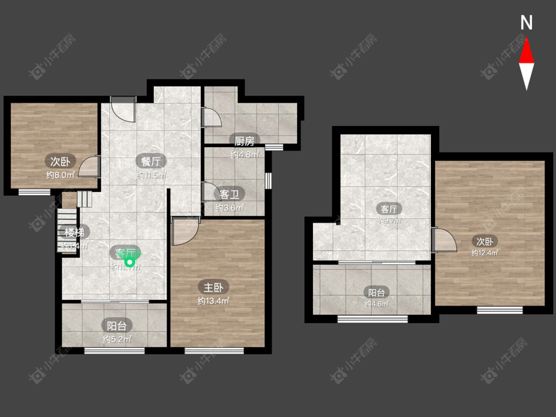 香溢紫郡一期房源户型图 常州香溢紫郡一期在售二手房源户型图_小牛看房