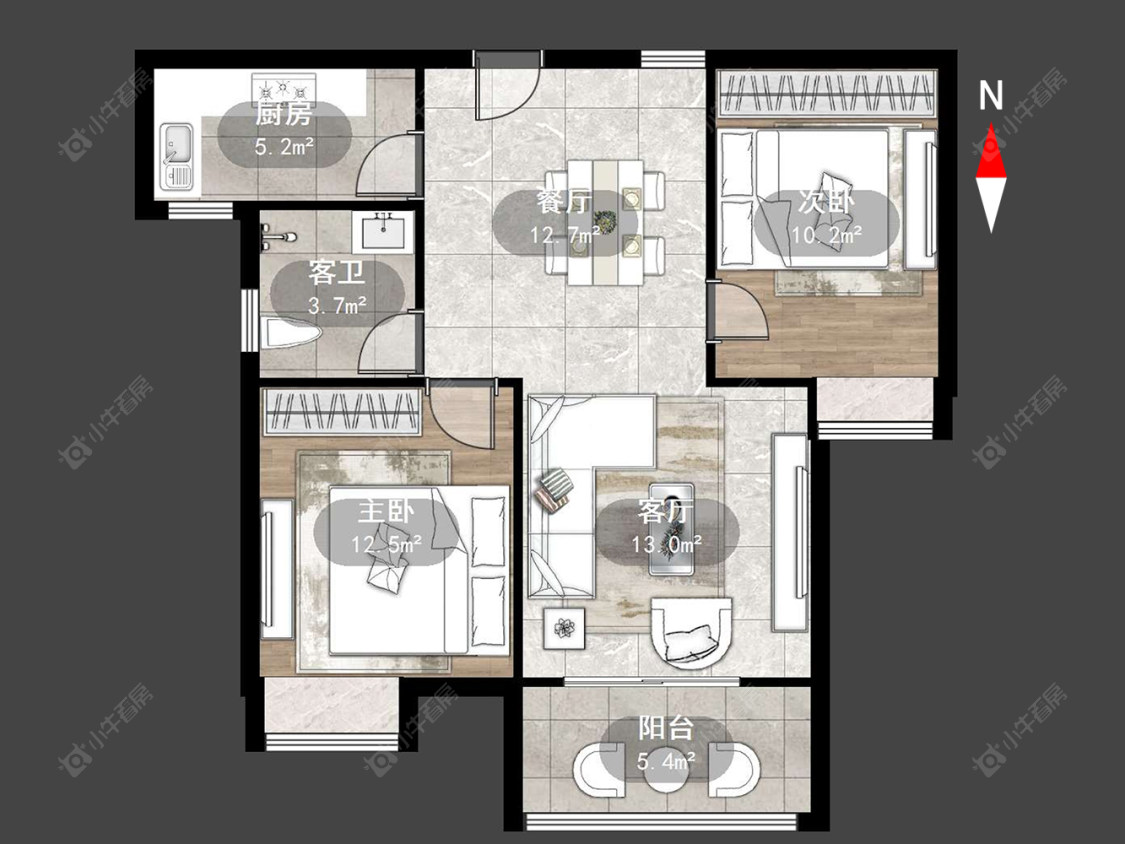 山水花苑房源户型图 常州山水花苑在售二手房源户型图_小牛看房