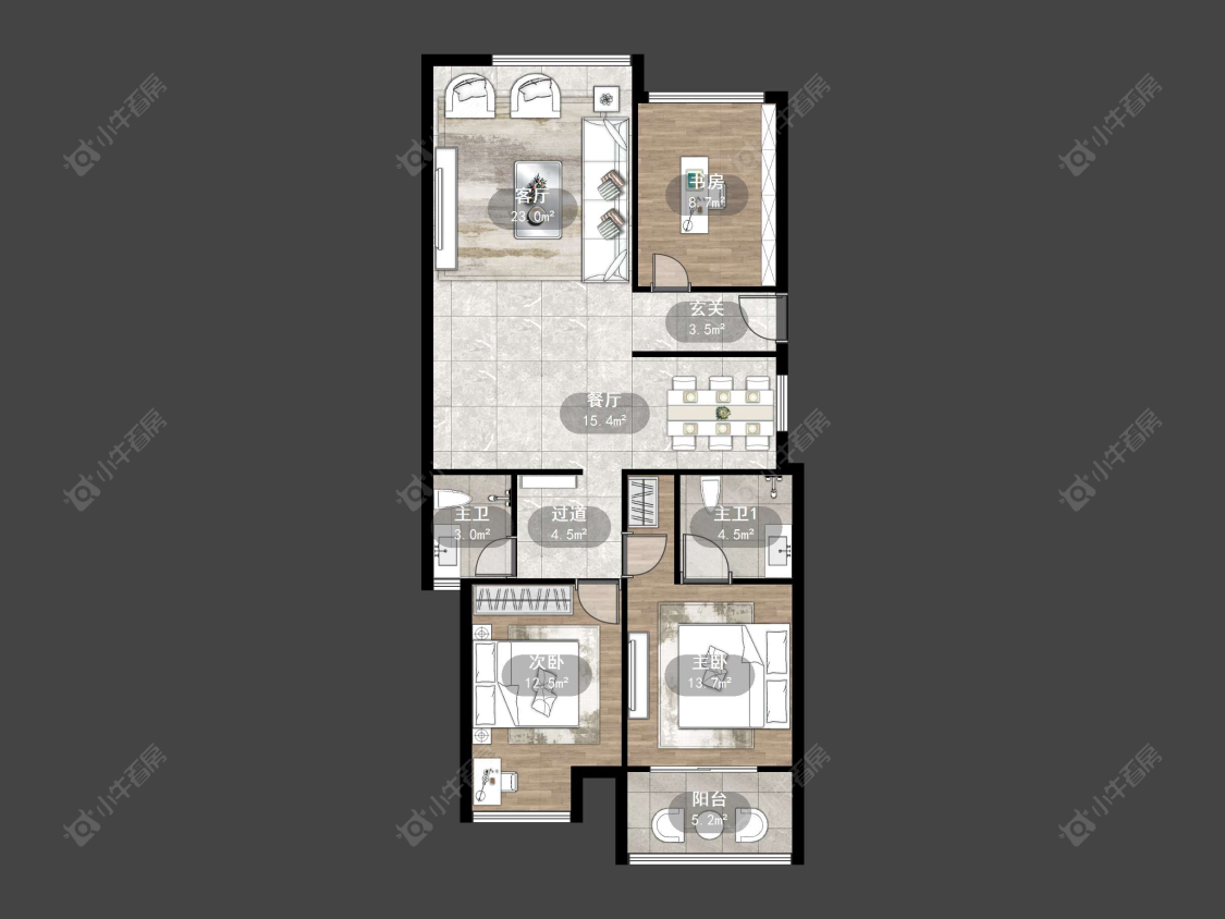 常州华都锦城在售二手房源户型图_小牛看房