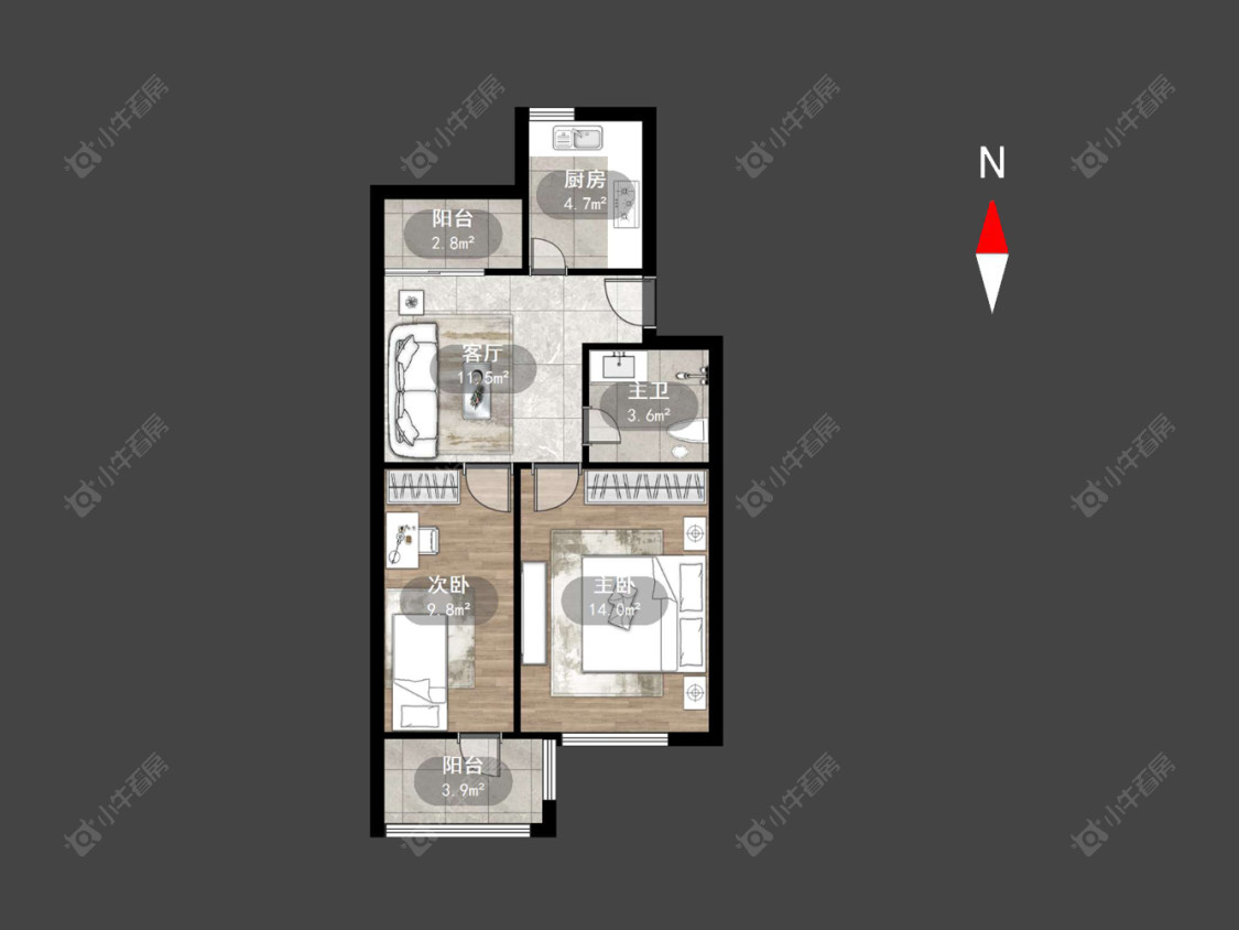 常州兰翔二村在售二手房源_小牛看房