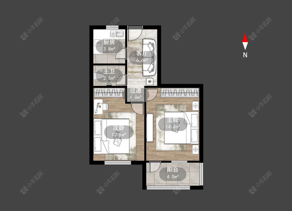 常州桃园新村在售二手房房源户型图_小牛看房