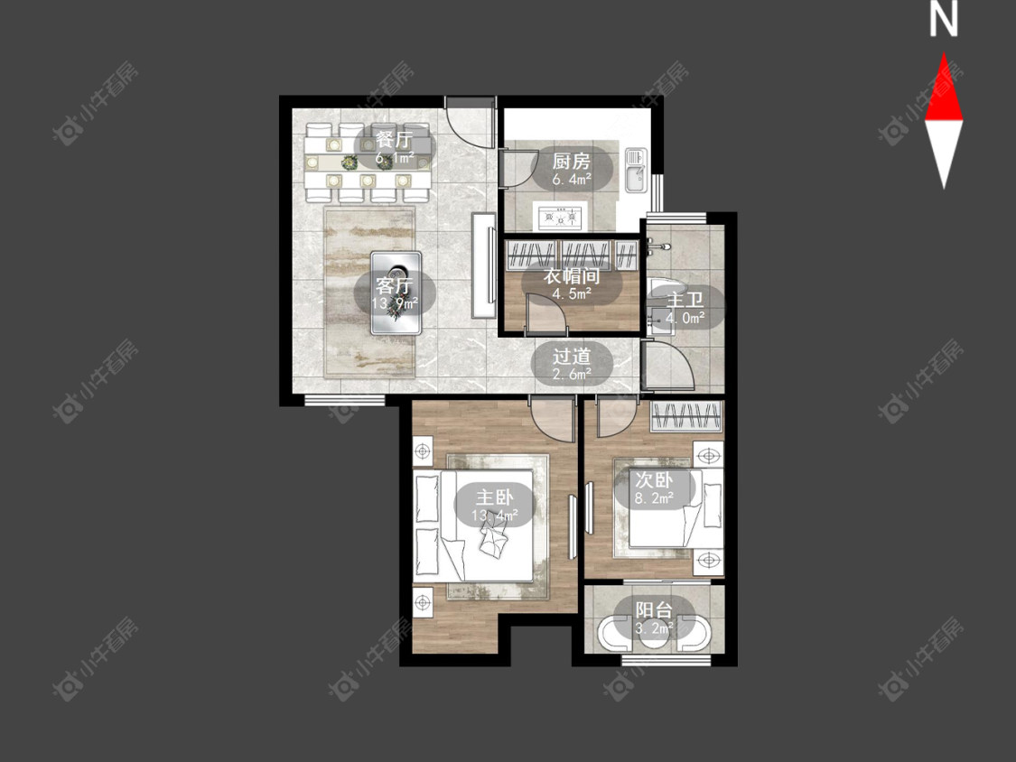 常发豪郡房源户型图 常州常发豪郡在售二手房源户型图_小牛看房