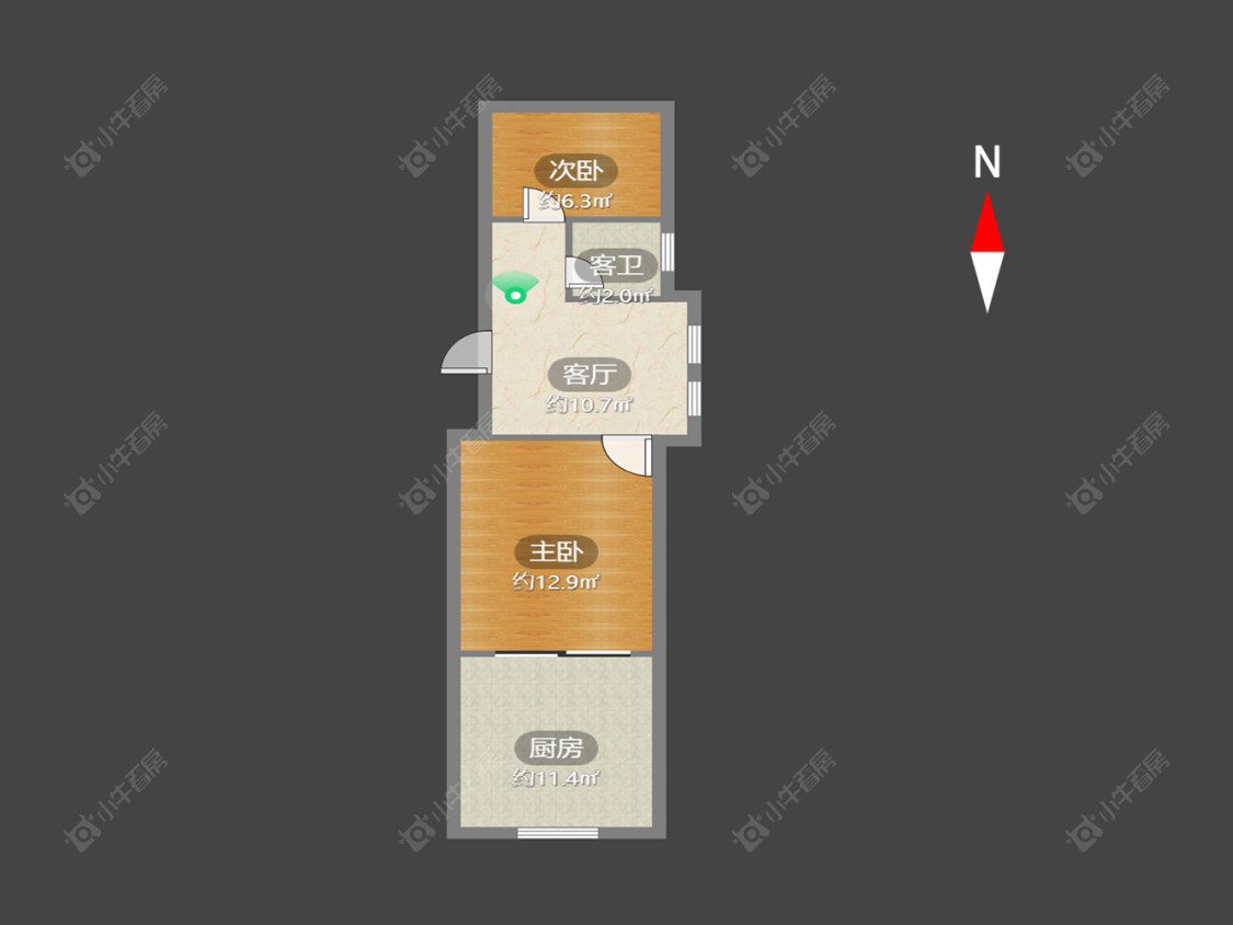 常州河海新村在售二手房源户型图_小牛看房