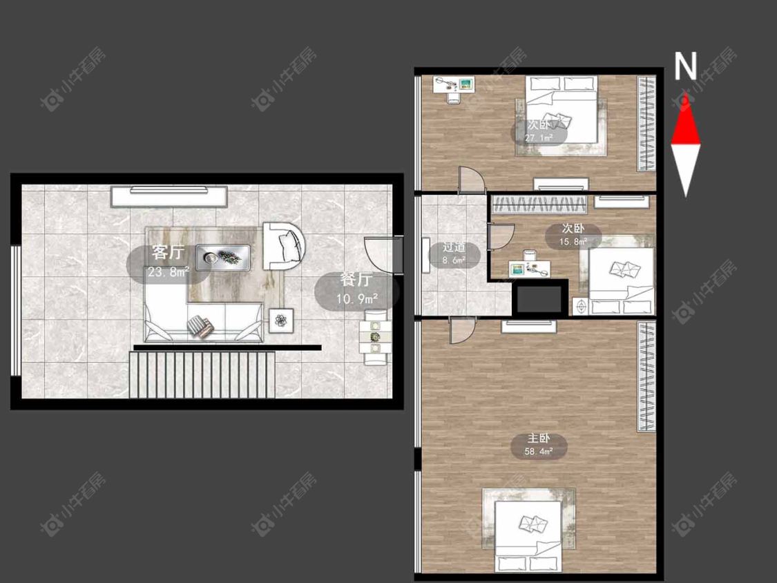 常州高力汽博城在售二手房源户型图_小牛看房
