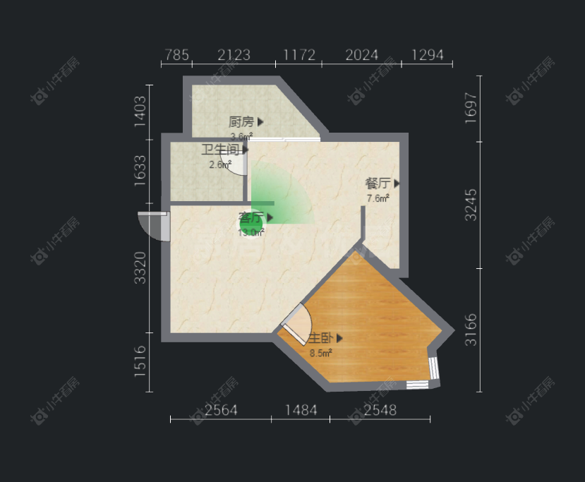 常州高成天鹅湖（公寓）在售二手房源户型图_小牛看房