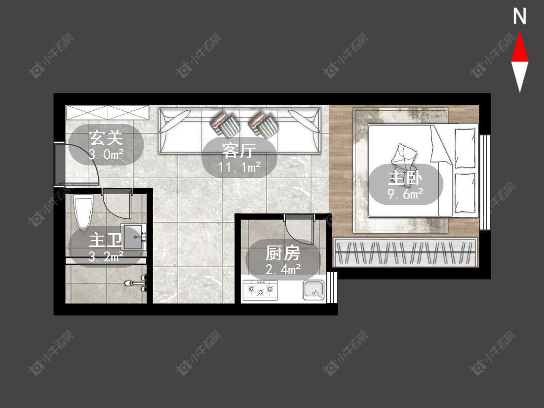 常州东方国际公寓在售二手房房源户型图_小牛看房