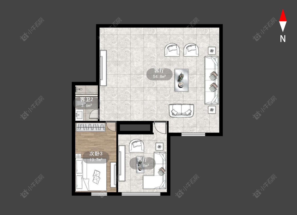 常州桃园公寓在售二手房源户型图_小牛看房