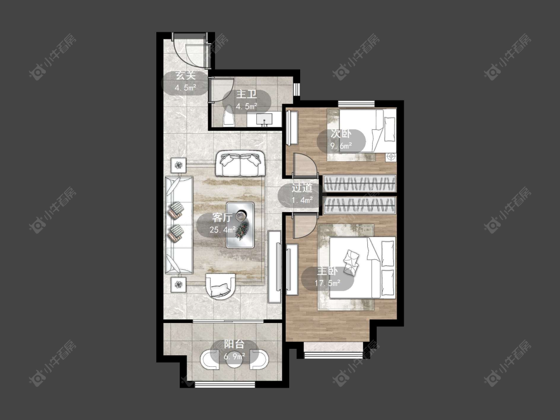 常州上善雅苑在售二手房源户型图_小牛看房