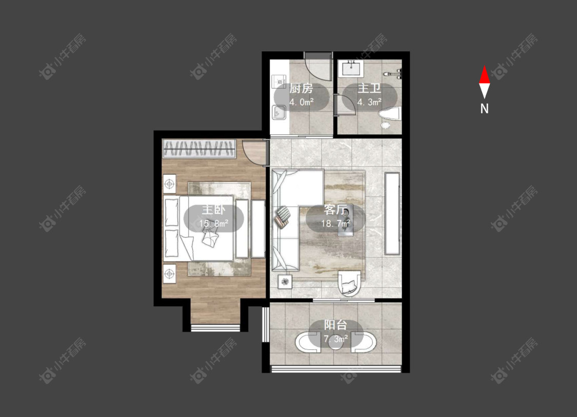 常州兰陵杰座在售二手房源户型图_小牛看房