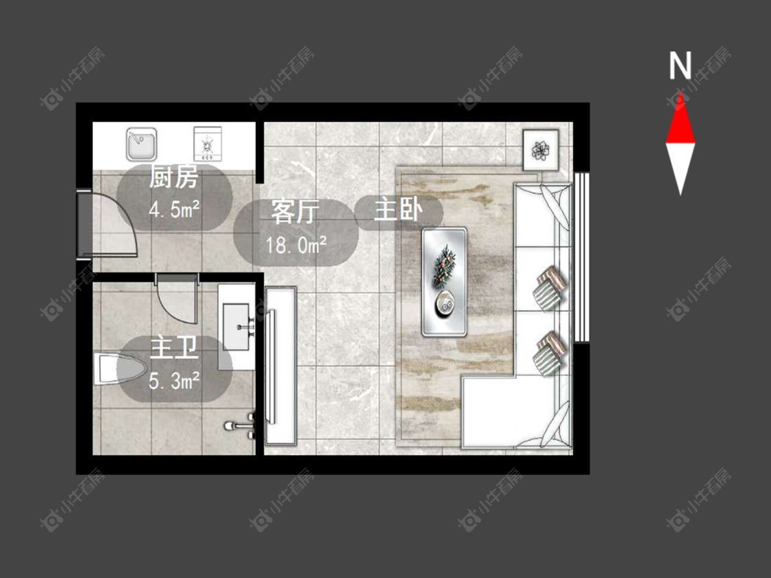 新北万达广场房源户型图 常州新北万达广场在售二手房源户型图_小牛看房