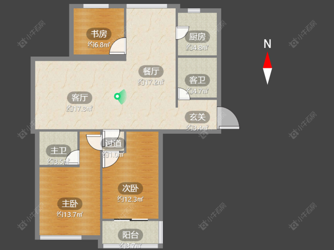 丰乐尚都房源户型图 常州丰乐尚都在售二手房源户型图_小牛看房