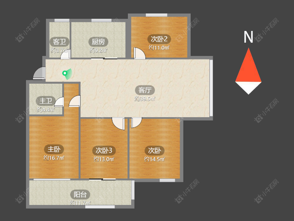 常州湾里新村在售二手房源户型图_小牛看房