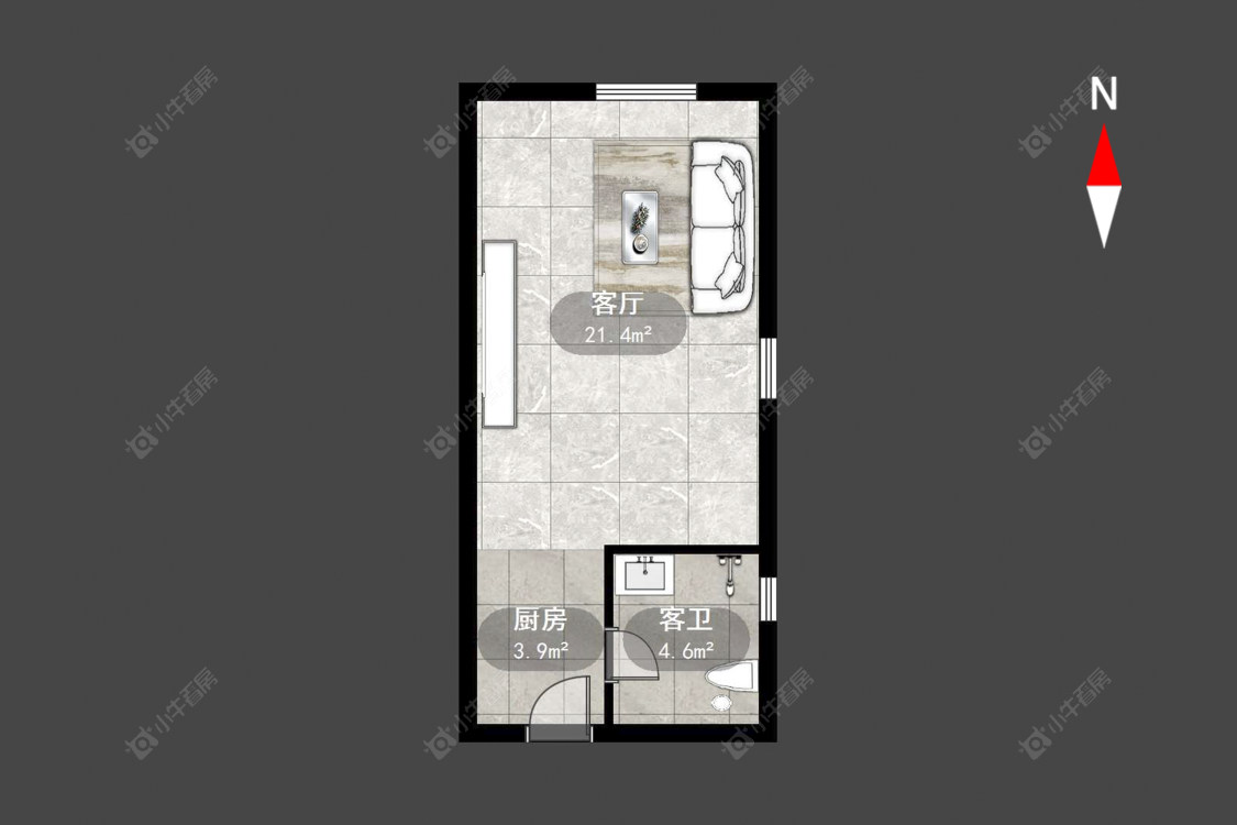 常州武进万达广场在售二手房源户型图_小牛看房