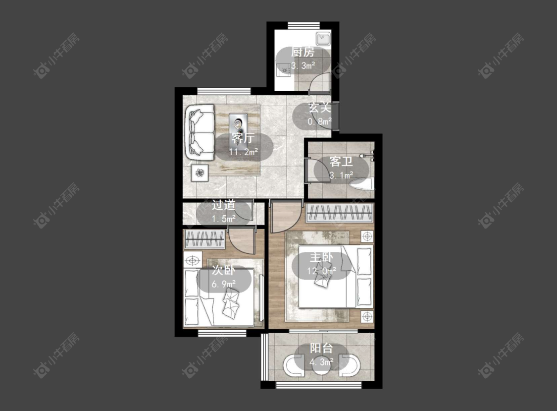 顺园三村房源户型图 常州顺园三村在售二手房源户型图_小牛看房