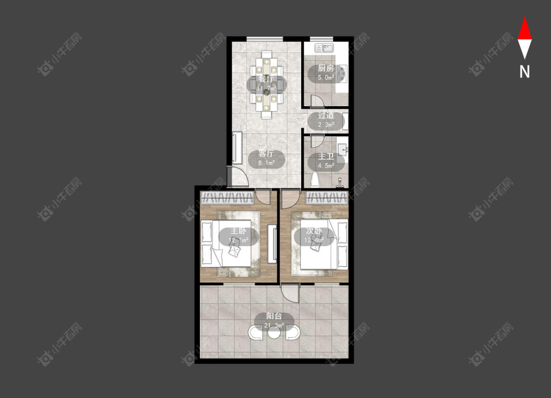 丽宝第花苑房源户型图 常州丽宝第花苑在售二手房源户型图_小牛看房