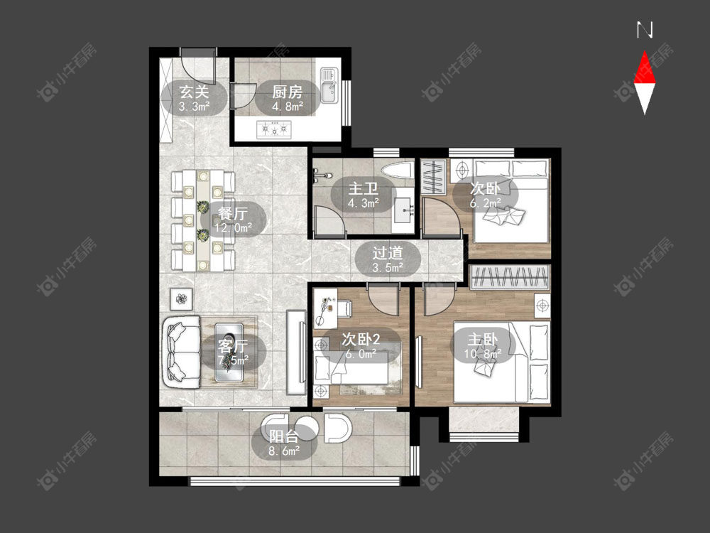 碧桂园壹号天禧房源户型图 常州碧桂园壹号天禧在售二手房源户型图_小牛看房