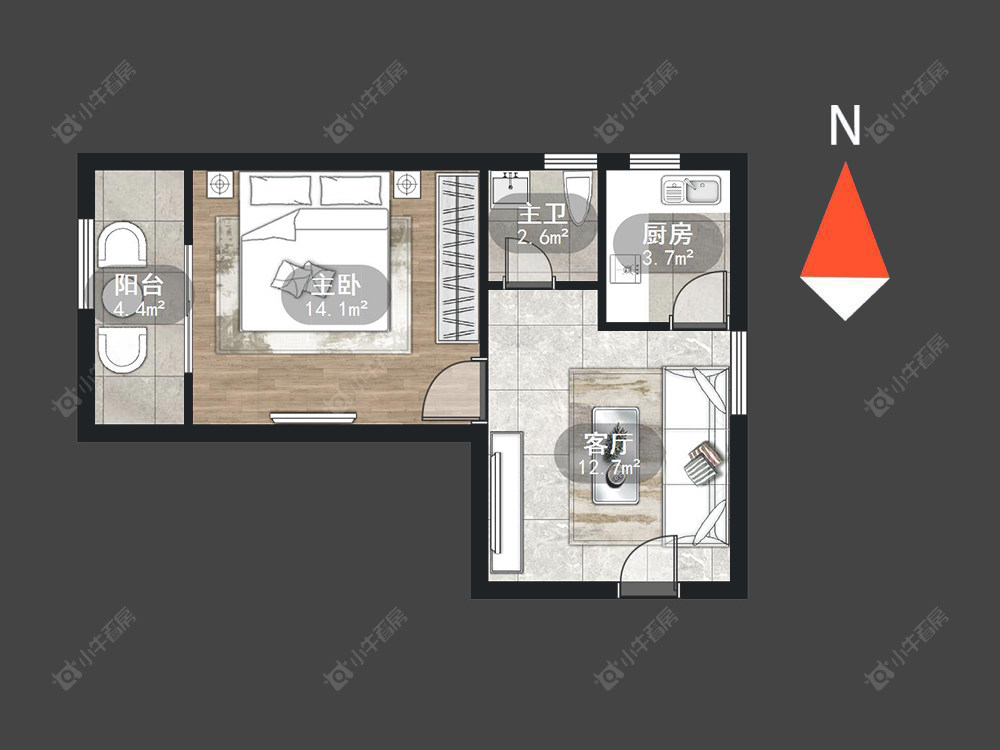 常州德禾豪景在售二手房源户型图_小牛看房