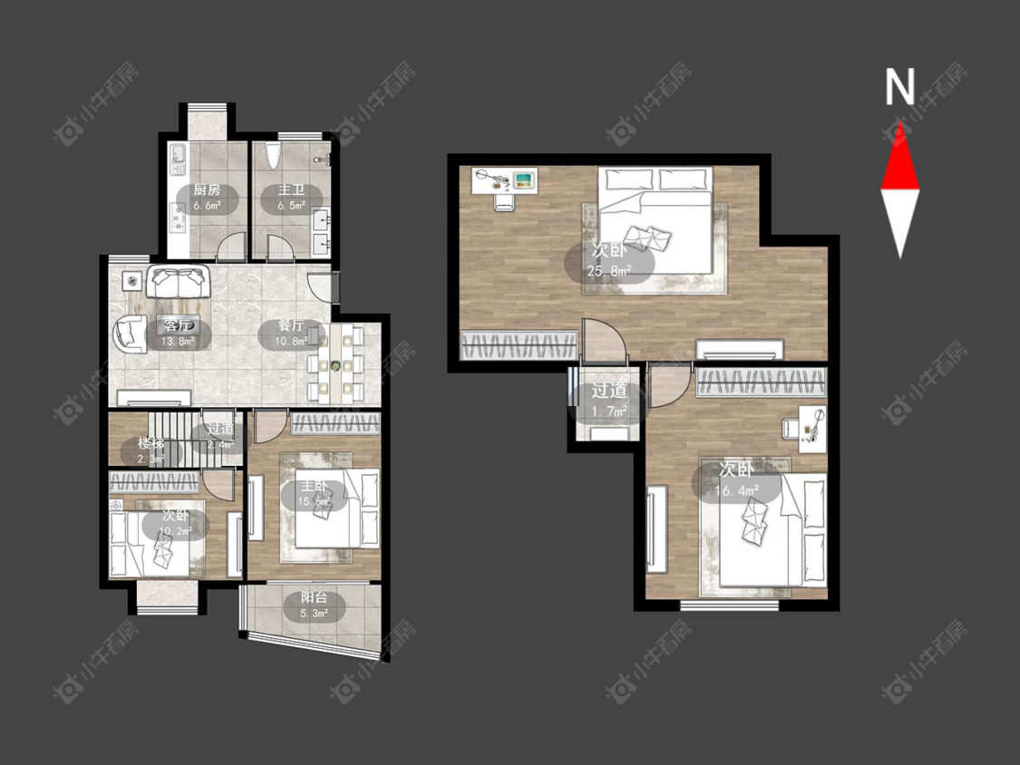 河苑家园二期房源户型图 常州河苑家园二期在售二手房源户型图_小牛看房