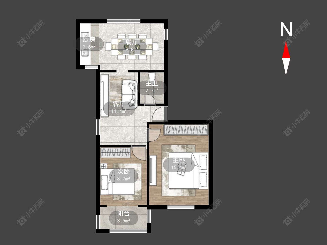 常州三宝浜在售二手房源户型图_小牛看房