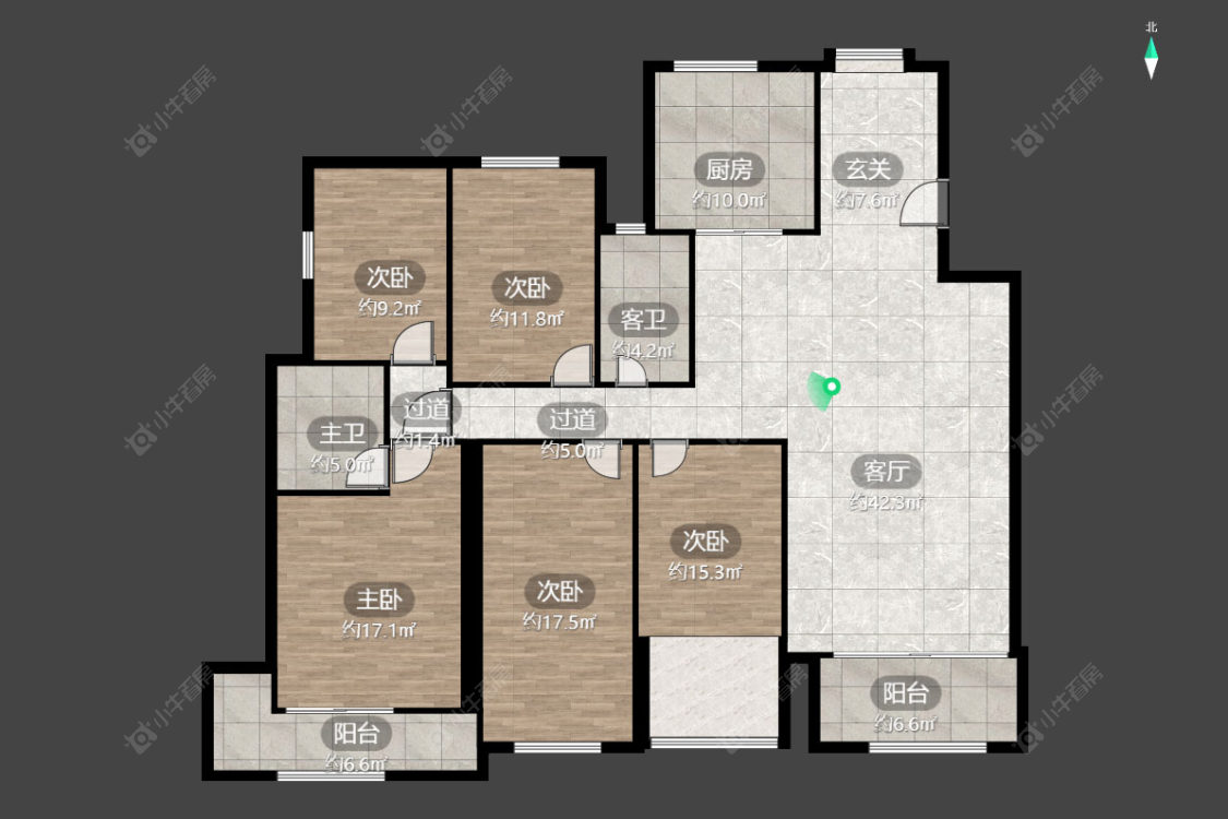 华润国际一期房源户型图 常州华润国际一期在售二手房源户型图_小牛看房