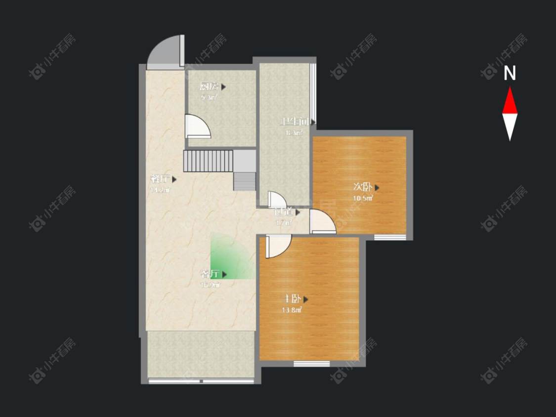 常州世府邻里中心在售二手房房源户型图_小牛看房