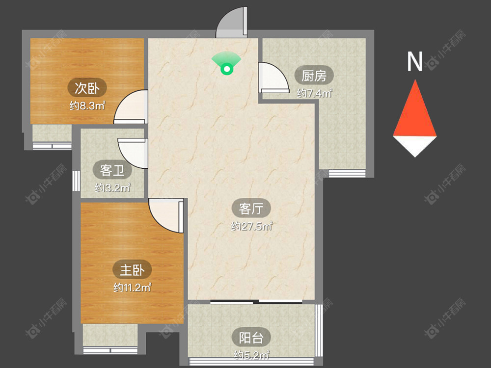 常州云山诗意在售二手房源户型图_小牛看房