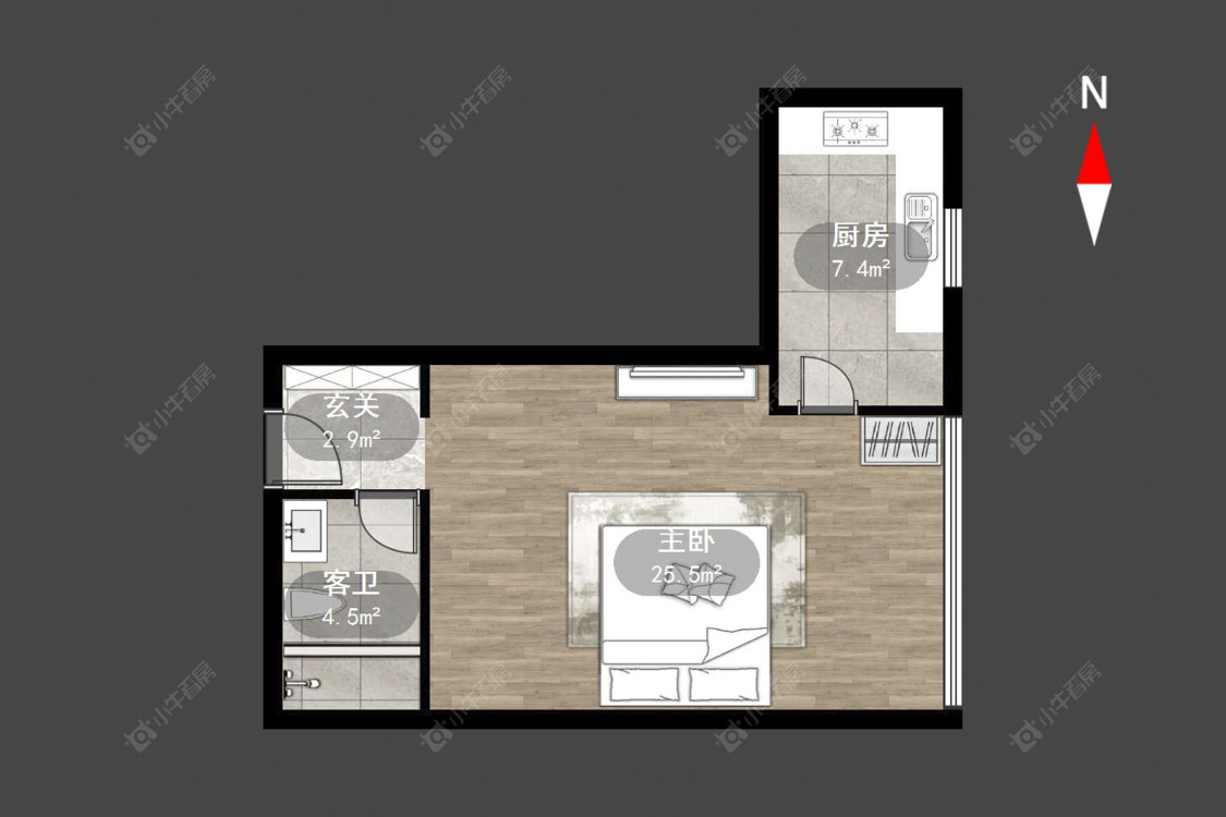万博生活广场房源户型图 常州万博生活广场在售二手房源户型图_小牛看房