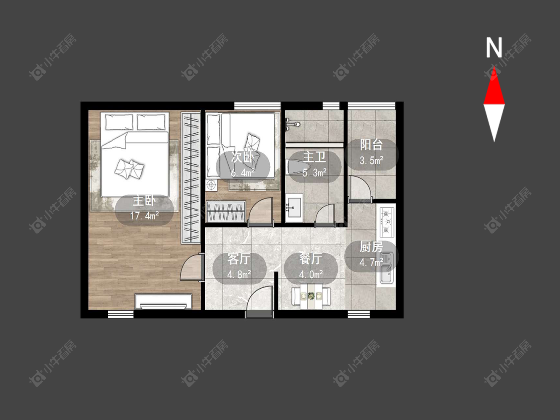 新城蓝钻苑东区房源户型图 常州新城蓝钻苑东区在售二手房源户型图_小牛看房
