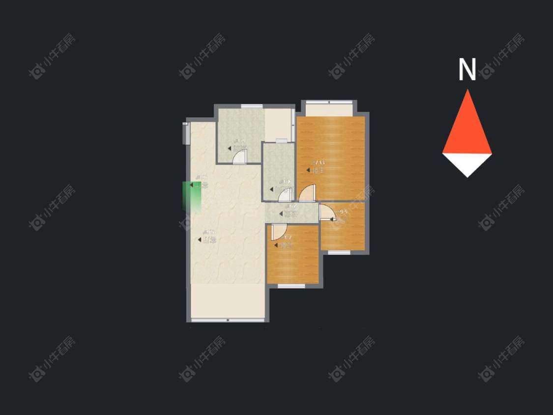 常州恒大御景在售二手房源户型图_小牛看房