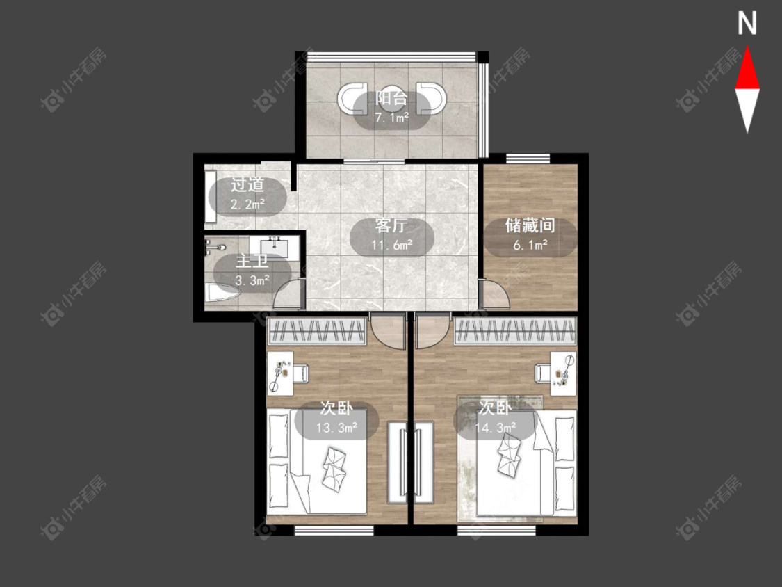 天皇堂弄房源户型图 常州天皇堂弄在售二手房源户型图_小牛看房