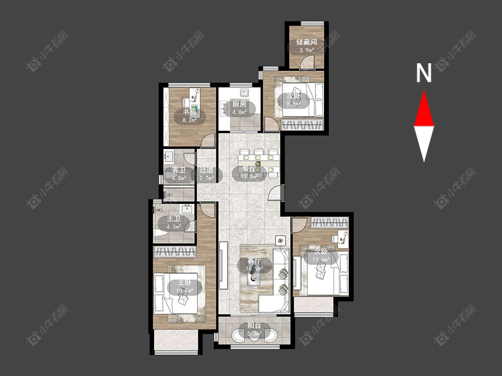 万科城房源户型图 常州万科城在售二手房源户型图_小牛看房