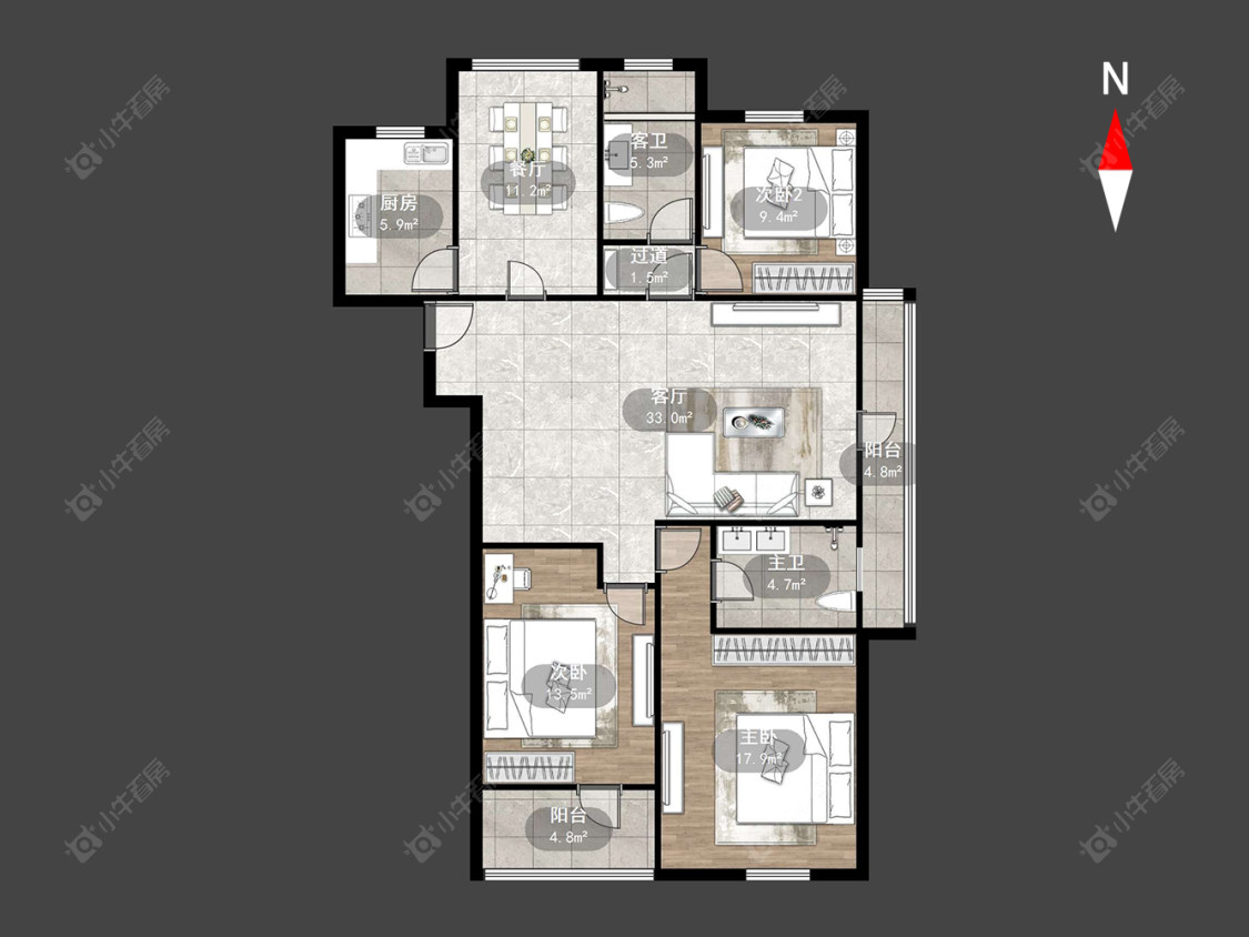 常州上书房在售二手房源户型图_小牛看房